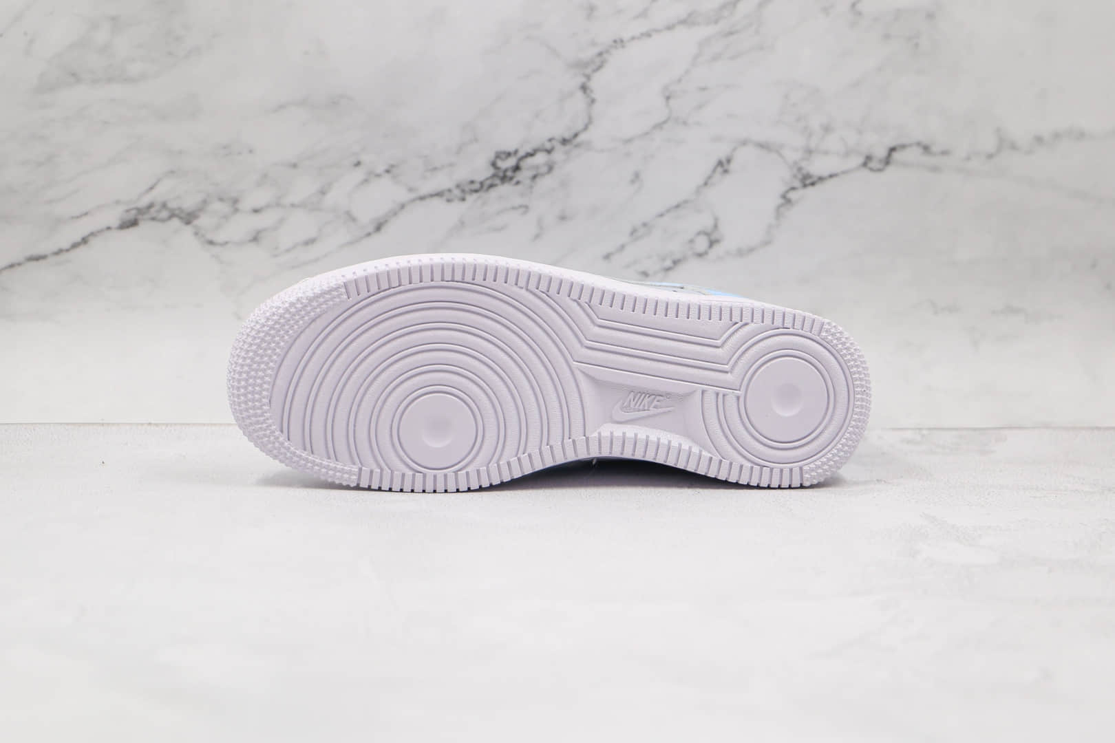 耐克Nike Air Force 1 Low Psychic Blue纯原版本低帮空军一号白灰蓝扎染通灵蓝板鞋内置气垫 货号:CZ0337-400