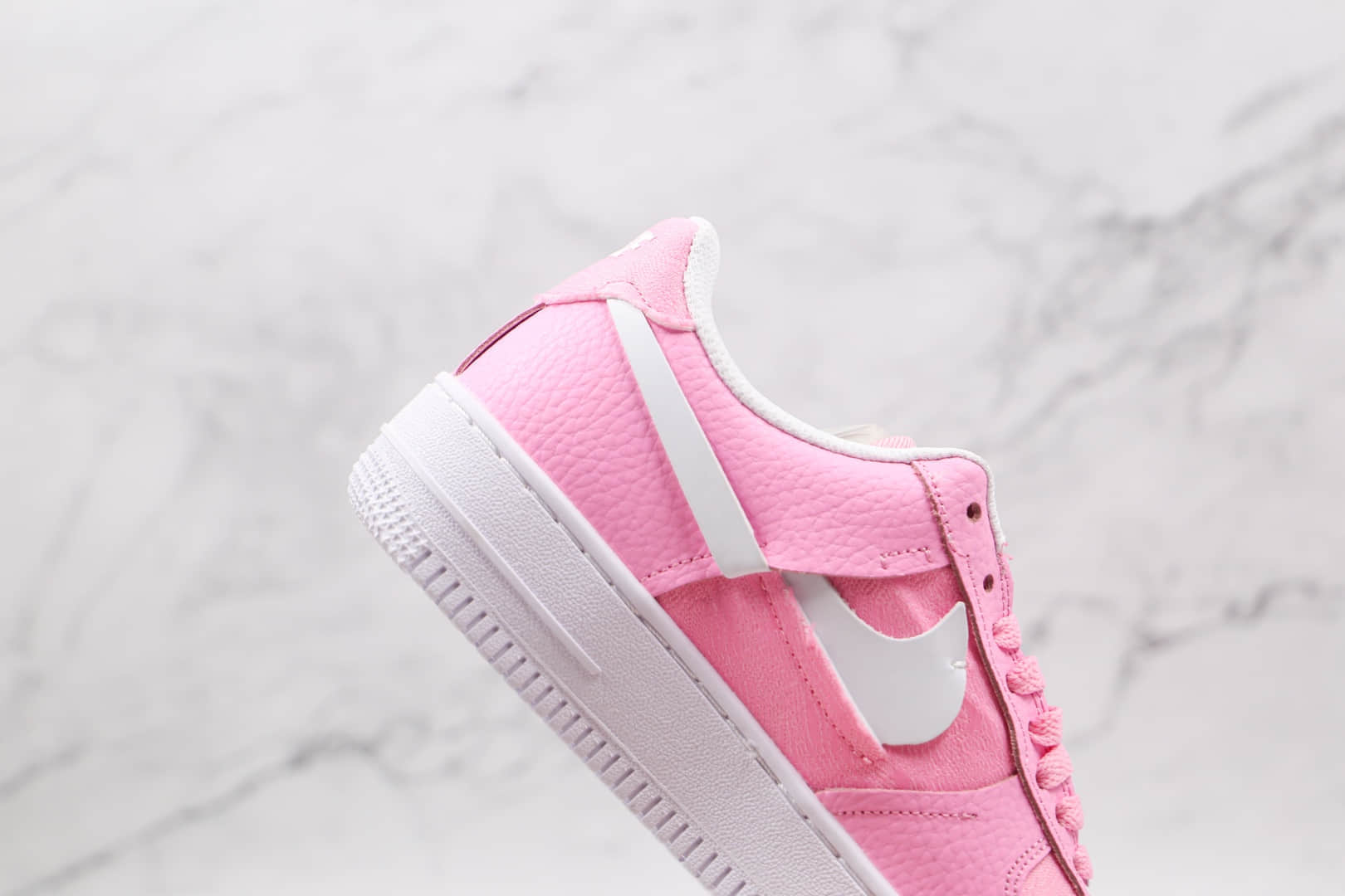 耐克Nike AIR FMRCE 1纯原版本低帮空军一号粉色断钩板鞋内置全掌Sole气垫 货号:DJ6904-600