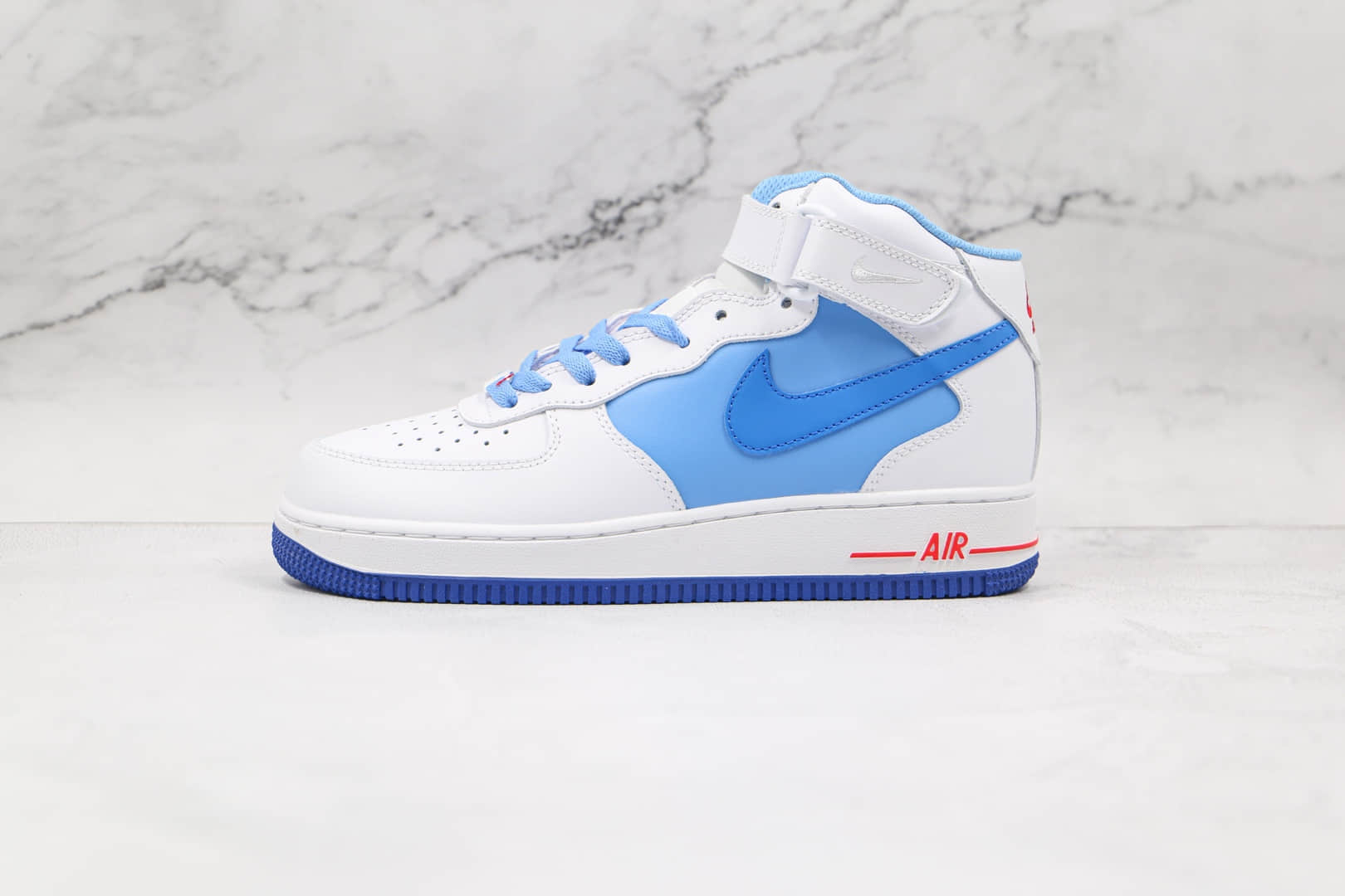 耐克Nike Air Force 1 07 Mid纯原版本中帮AJ1拼色空军一号板鞋原档案数据开发 货号:CD0884-126