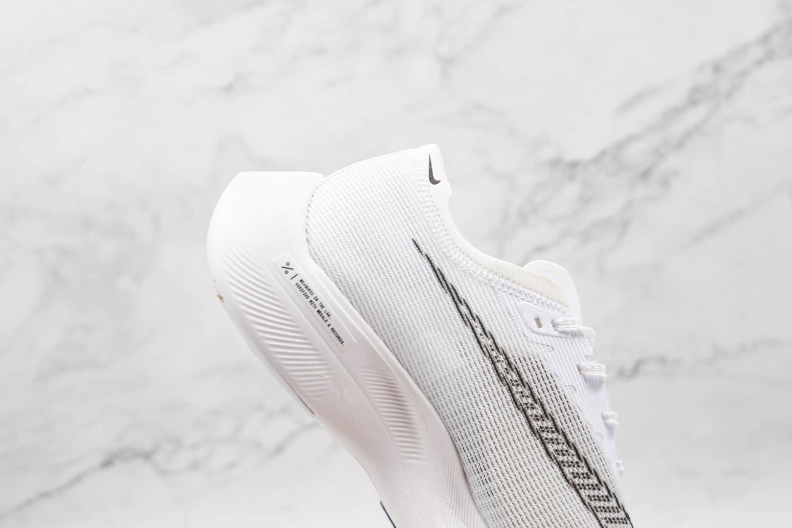 耐克Nike ZoomX Vaporfly Next%纯原版本白银色Next%半透明网纱跑步鞋原楦头纸板打造 货号:CU4123-100