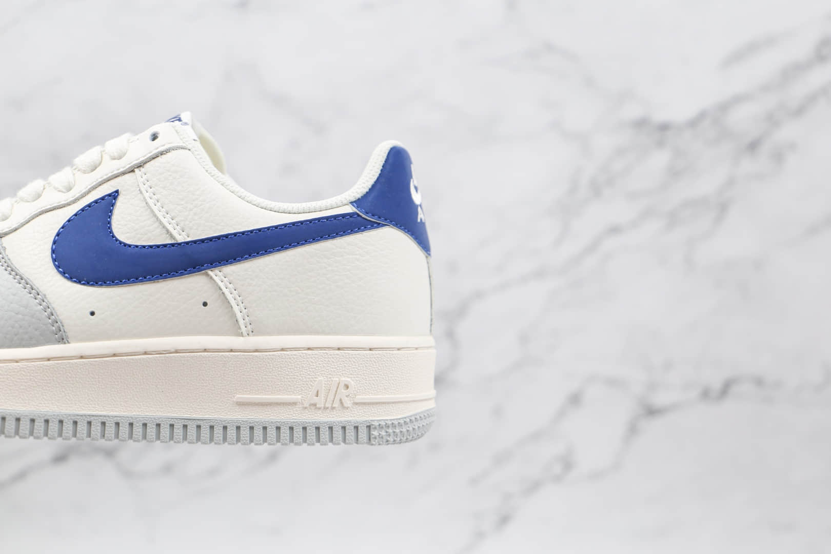 耐克Nike AIR FMRCE 1 Low纯原版本低帮空军一号小巴黎雾霾蓝板鞋内置全掌Sole气垫 货号:CT5566-033