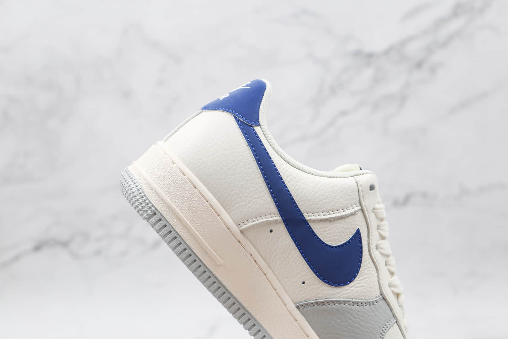 耐克Nike AIR FMRCE 1 Low纯原版本低帮空军一号小巴黎雾霾蓝板鞋内置全掌Sole气垫 货号:CT5566-033
