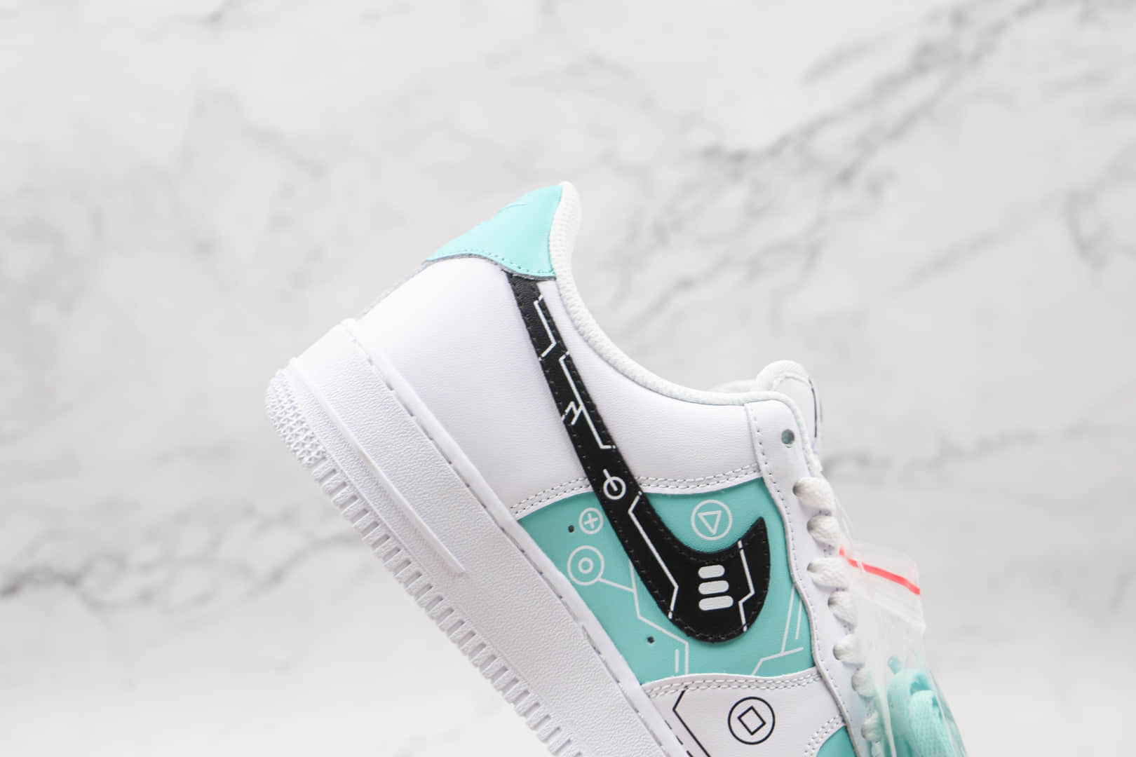 耐克Nike Air Force 1 Low 07纯原版本低帮空军一号PS5电玩主题蒂芙尼绿板鞋内置气垫 货号:CW2288-114