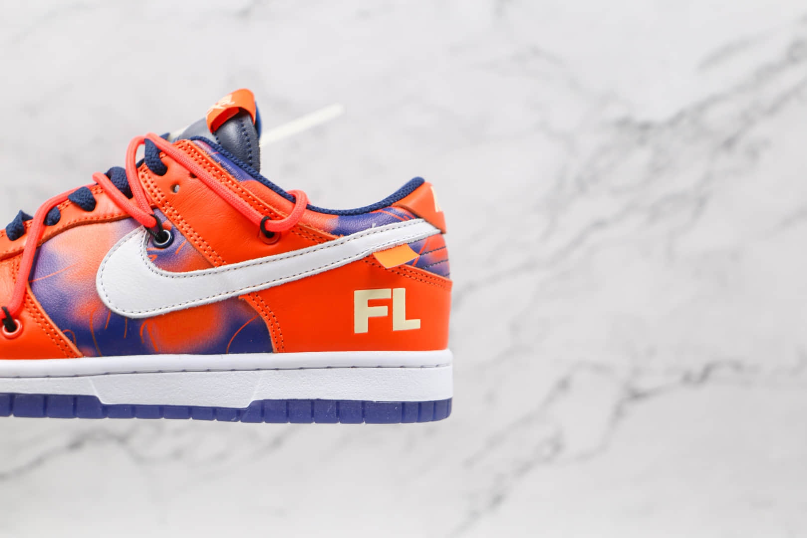 耐克Nike Dunk Low x Future x Off white三方联名款纯原版本低帮OW DUNK蓝橙色板鞋原楦头纸板打造 货号:DD0856-801