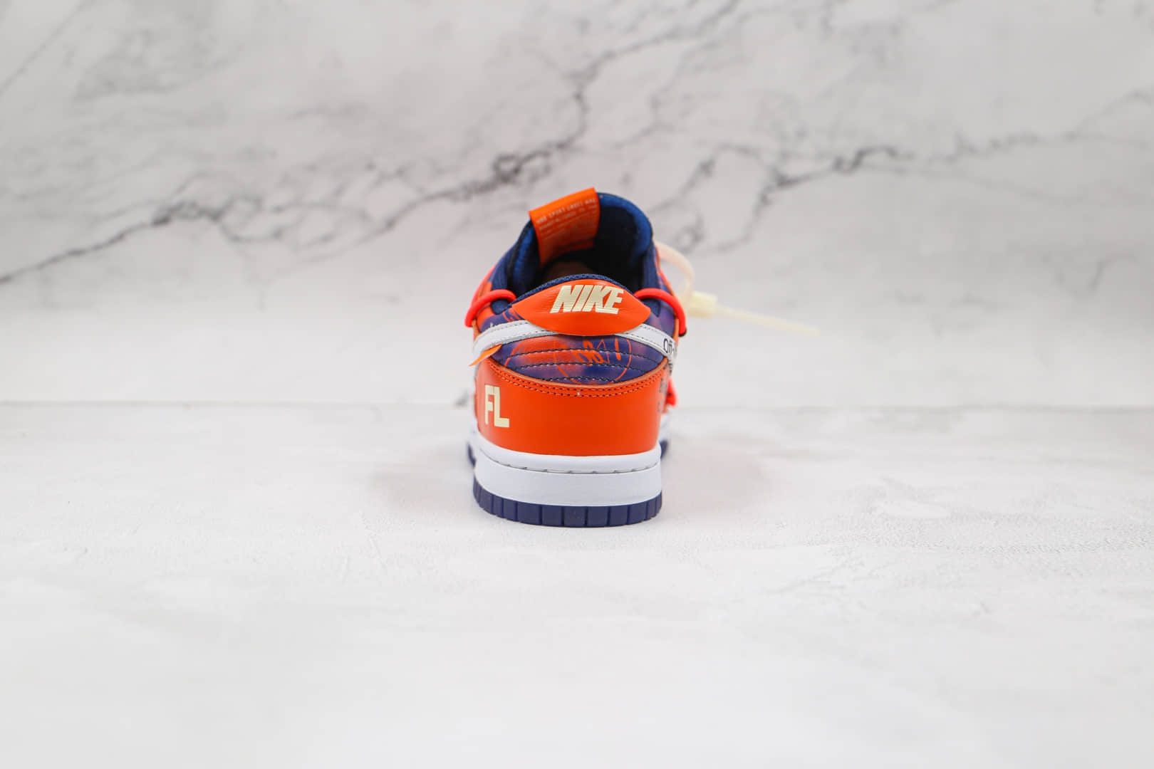 耐克Nike Dunk Low x Future x Off white三方联名款纯原版本低帮OW DUNK蓝橙色板鞋原楦头纸板打造 货号:DD0856-801