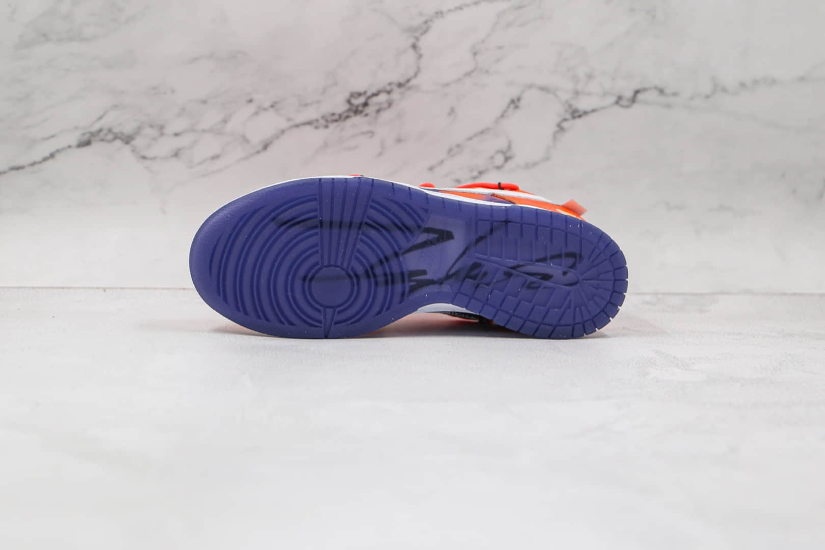 耐克Nike Dunk Low x Future x Off white三方联名款纯原版本低帮OW DUNK蓝橙色板鞋原楦头纸板打造 货号:DD0856-801