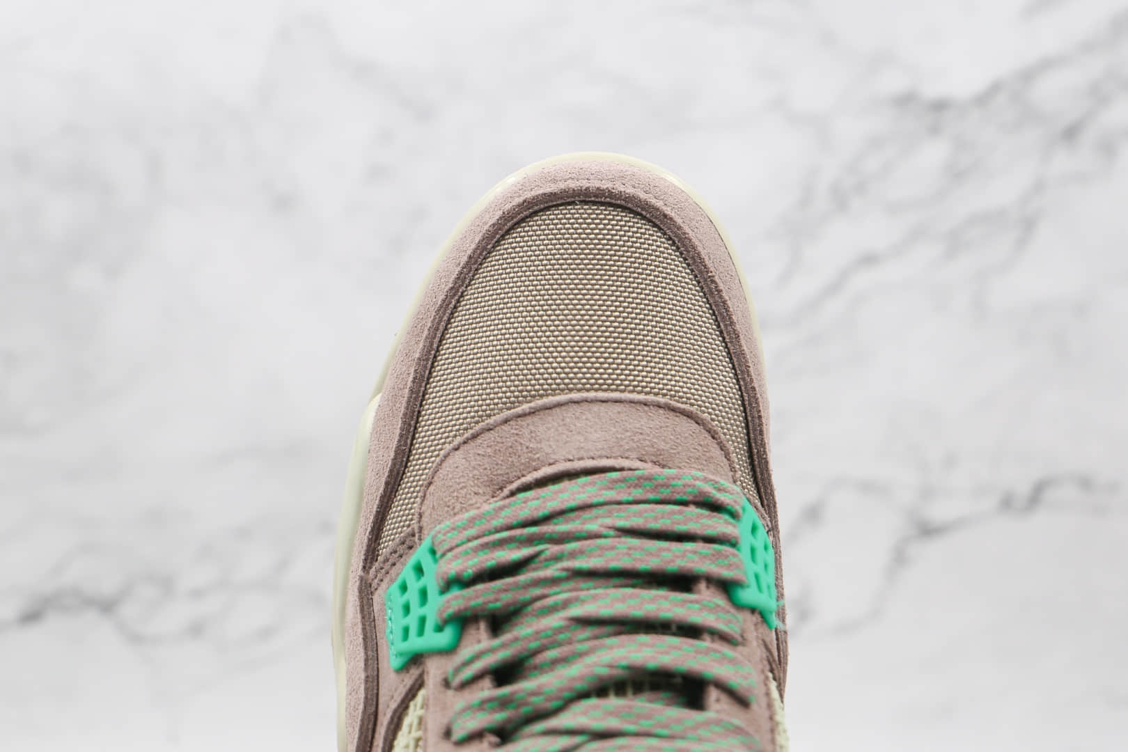 乔丹Air Jordan 4 Taupe Haze x Union洛杉矶联名款纯原版本AJ4灰褐色原楦头纸板打造 货号：DJ7518-242