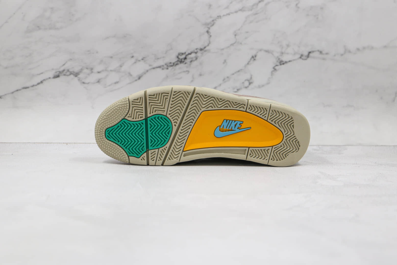 乔丹Air Jordan 4 Taupe Haze x Union洛杉矶联名款纯原版本AJ4灰褐色原楦头纸板打造 货号：DJ7518-242