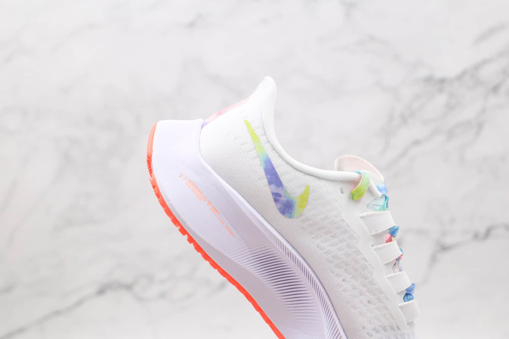 耐克NIKE AIR ZOOM PEGASUS 7X纯原版本登月7代白色彩虹钩马拉松跑步鞋原盒原标 货号:DD9667-100