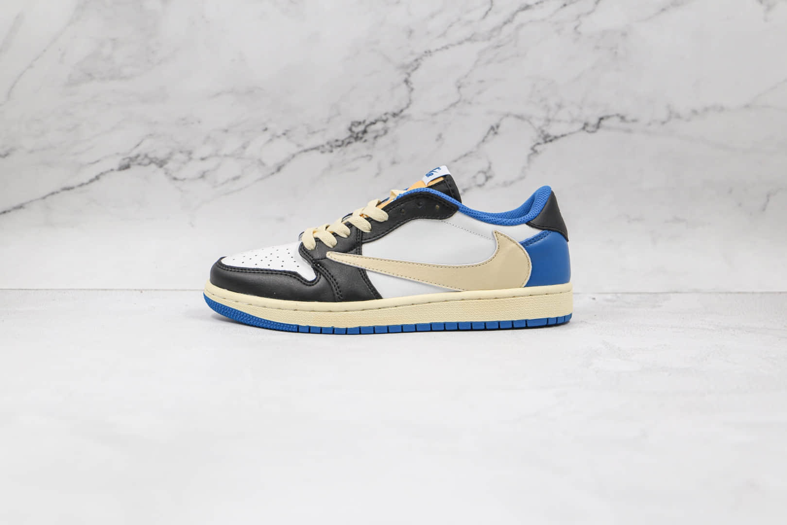 乔丹Air Jordan 1 High OG TS SP纯原版本低帮AJ1白蓝色闪电倒勾板鞋原楦头纸板打造 货号:DM7866-140