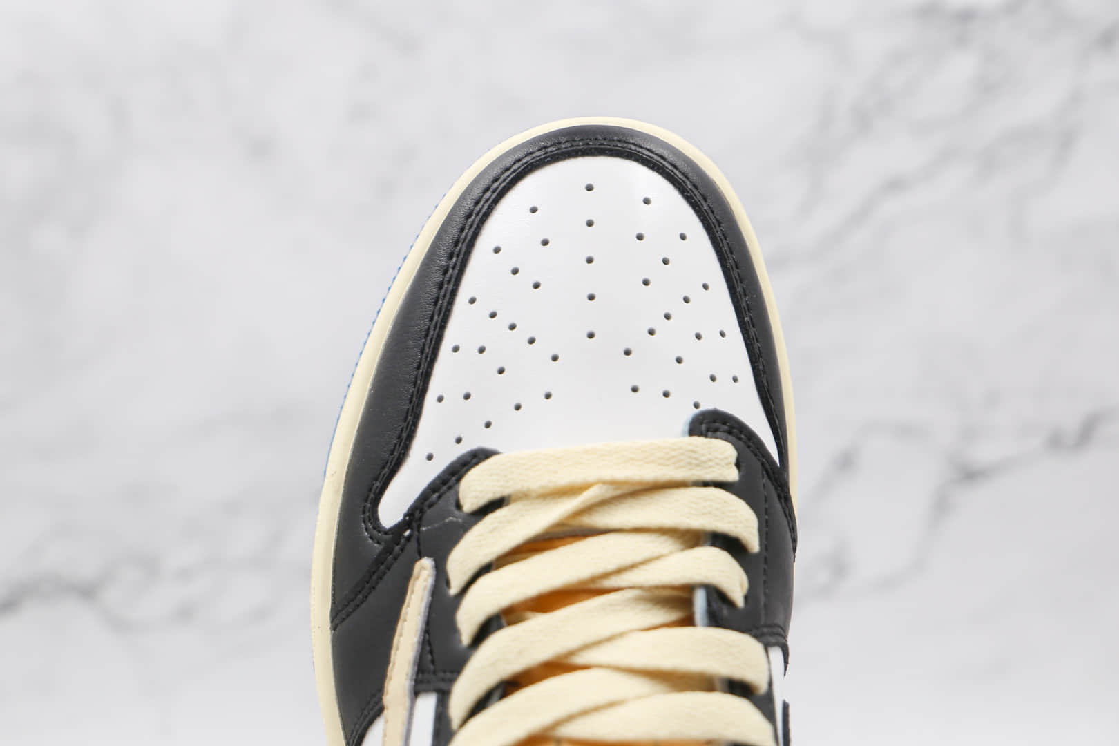 乔丹Air Jordan 1 High OG TS SP纯原版本低帮AJ1白蓝色闪电倒勾板鞋原楦头纸板打造 货号:DM7866-140