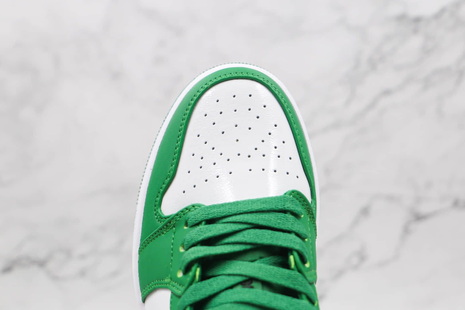 乔丹Air Jordan1 Low纯原版本低帮AJ1白绿色凯尔特人板鞋原盒原标 货号：553560-301