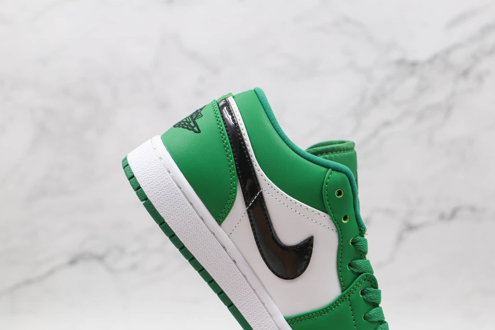 乔丹Air Jordan1 Low纯原版本低帮AJ1白绿色凯尔特人板鞋原盒原标 货号：553560-301