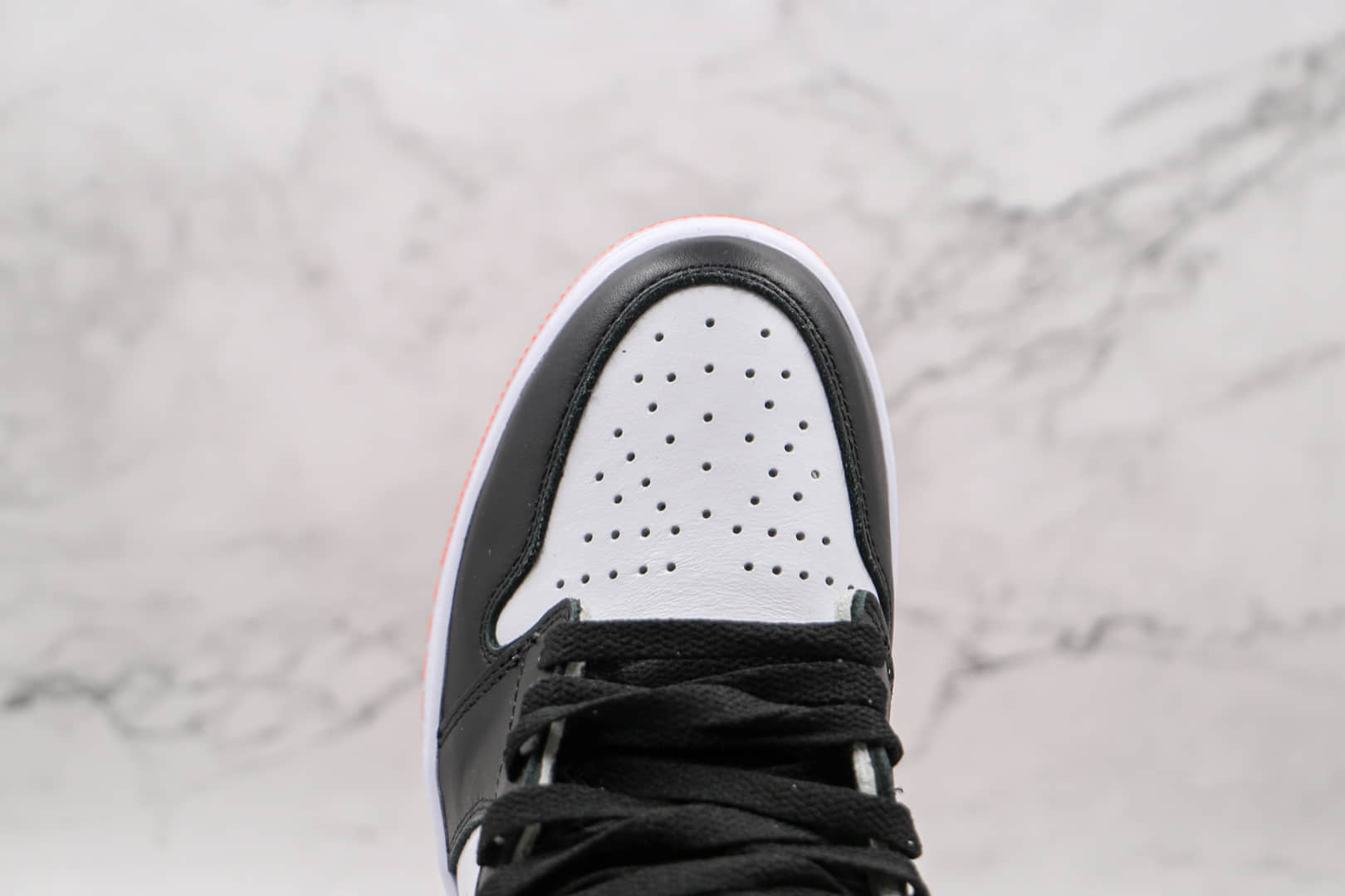 乔丹Air Jordan 1 High OG Black Toe Shattered Backboard纯原版本高帮AJ1白黑橙色扣碎篮球鞋原盒原标 货号:555088-180