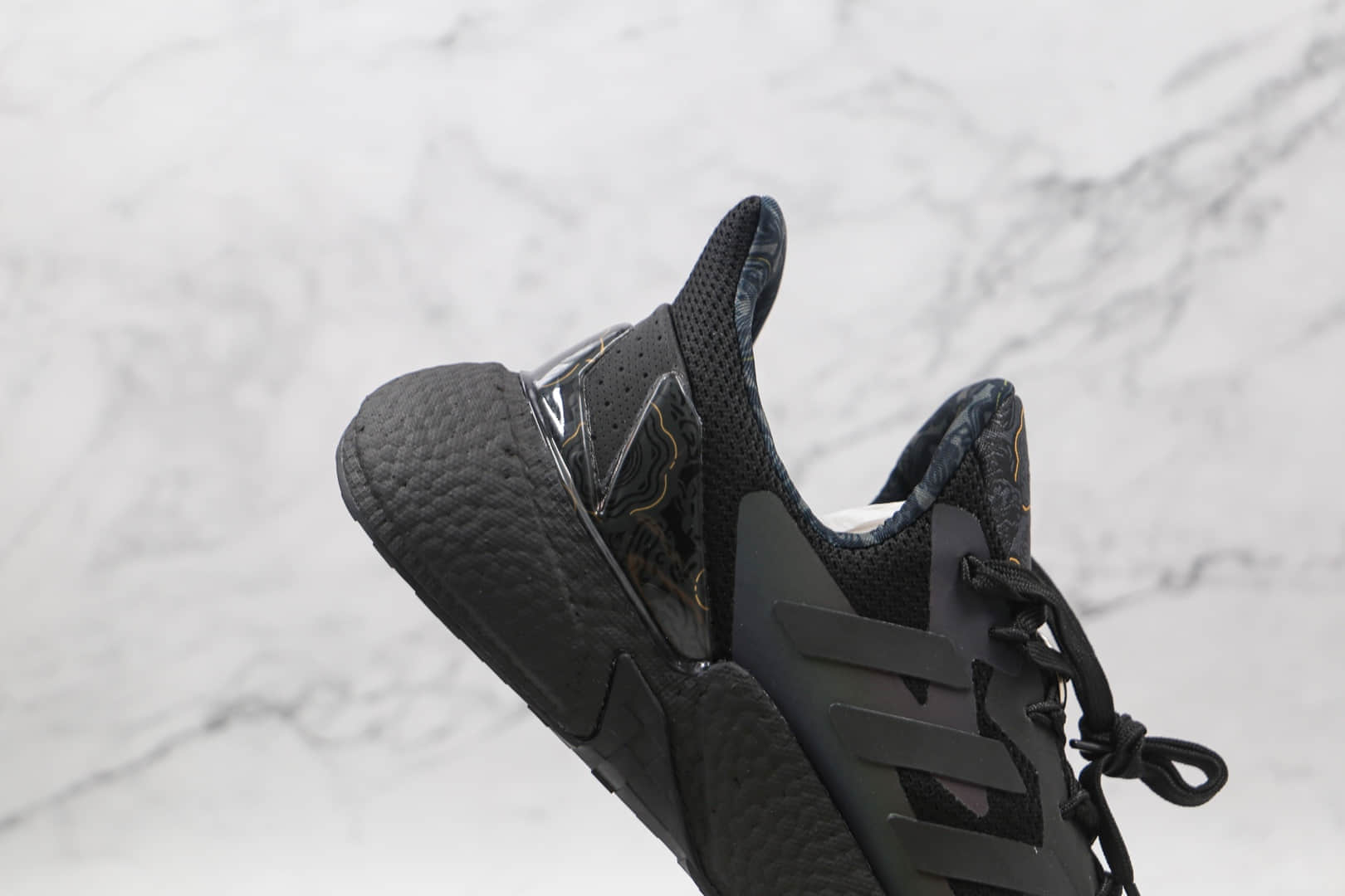 阿迪达斯adidas Boost X9000L4公司级版本贝壳汉姆同款爆米花跑鞋黑紫炫彩原纸版打造 货号:NMD888