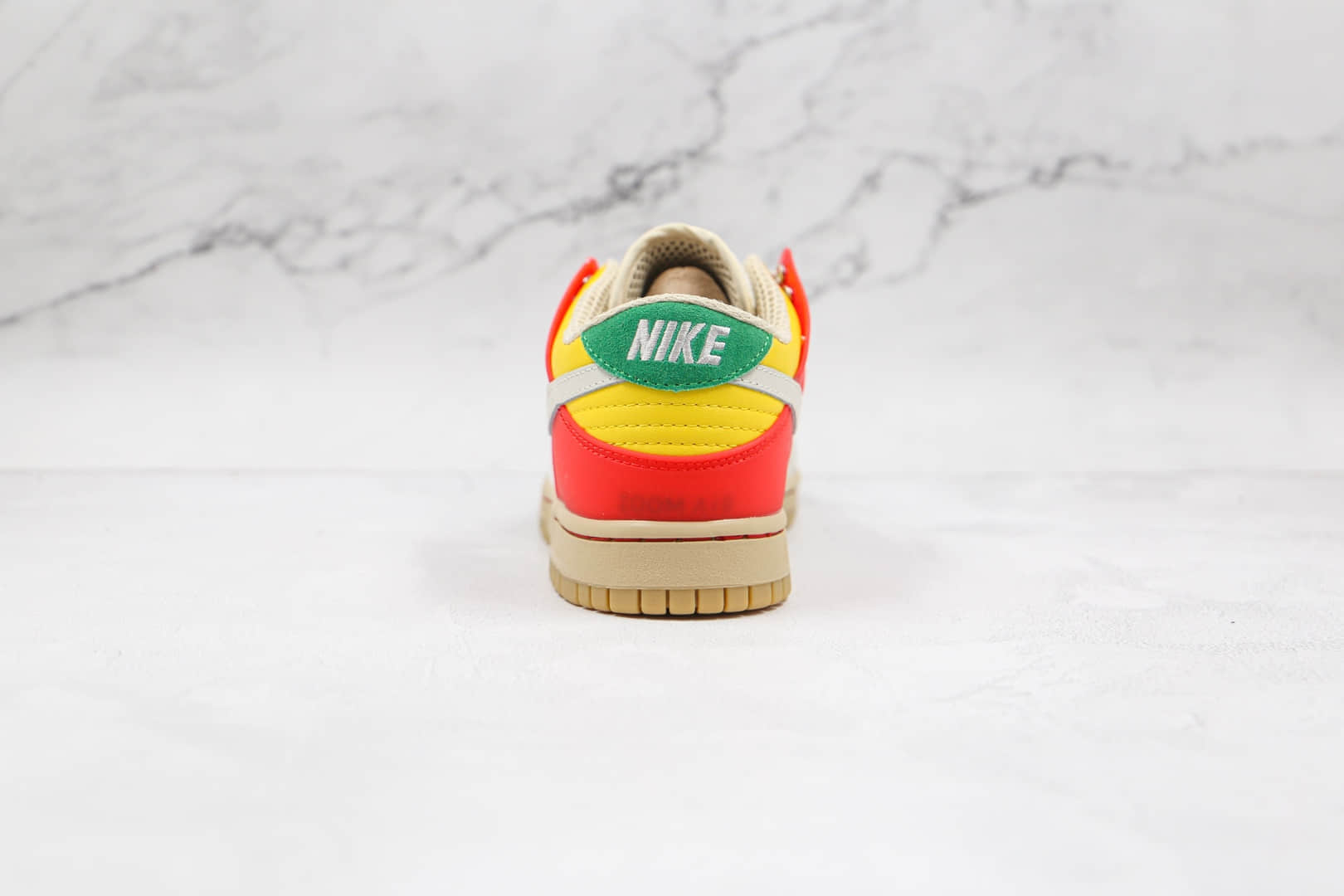 耐克Nike Air Zoom Dunkesto纯原版本低帮DUNK白灰红色平色陈奕迅同款板鞋原档案数据开发 货号:316272-201