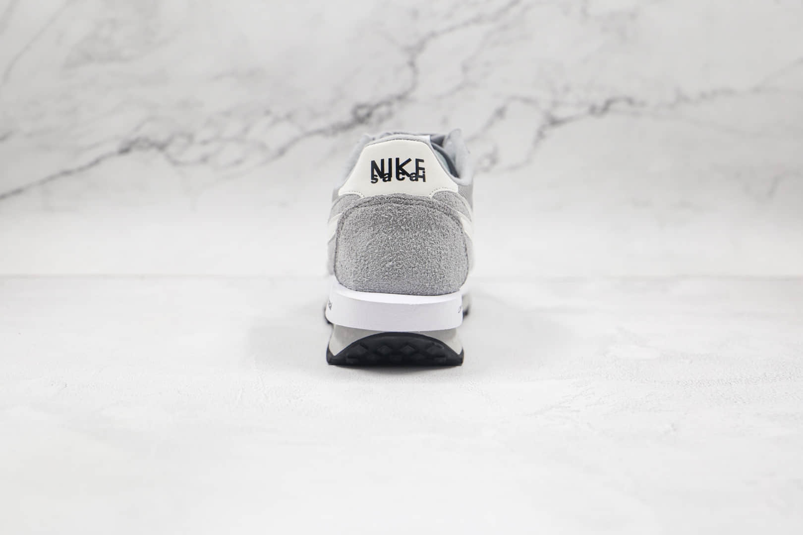 耐克Fragment Design x Sacai x Nike LDV Waffl纯原版本藤原浩闪电联名解构双底华夫跑鞋灰色双钩原底原面 货号:DH2684-001