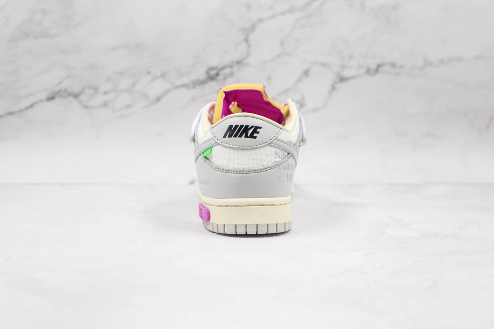 耐克Off-White x Nike SB Dunk Low“The 50 30”纯原版本OW联名Dunk板鞋灰白粉原厂原档案开发 货号:DM1602-118