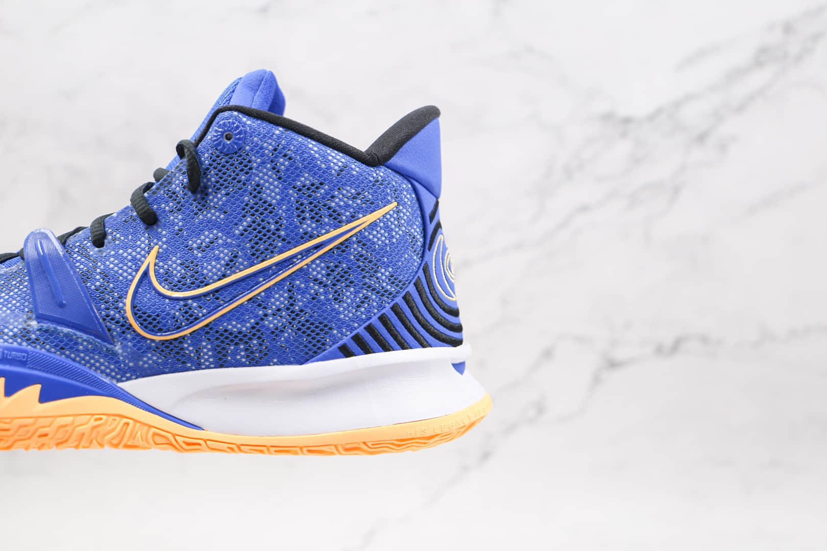 耐克Nike Kyrie 7 Sisterhood欧文7代蓝橙色实战篮球鞋原楦头纸板打造 货号:CQ9327-400