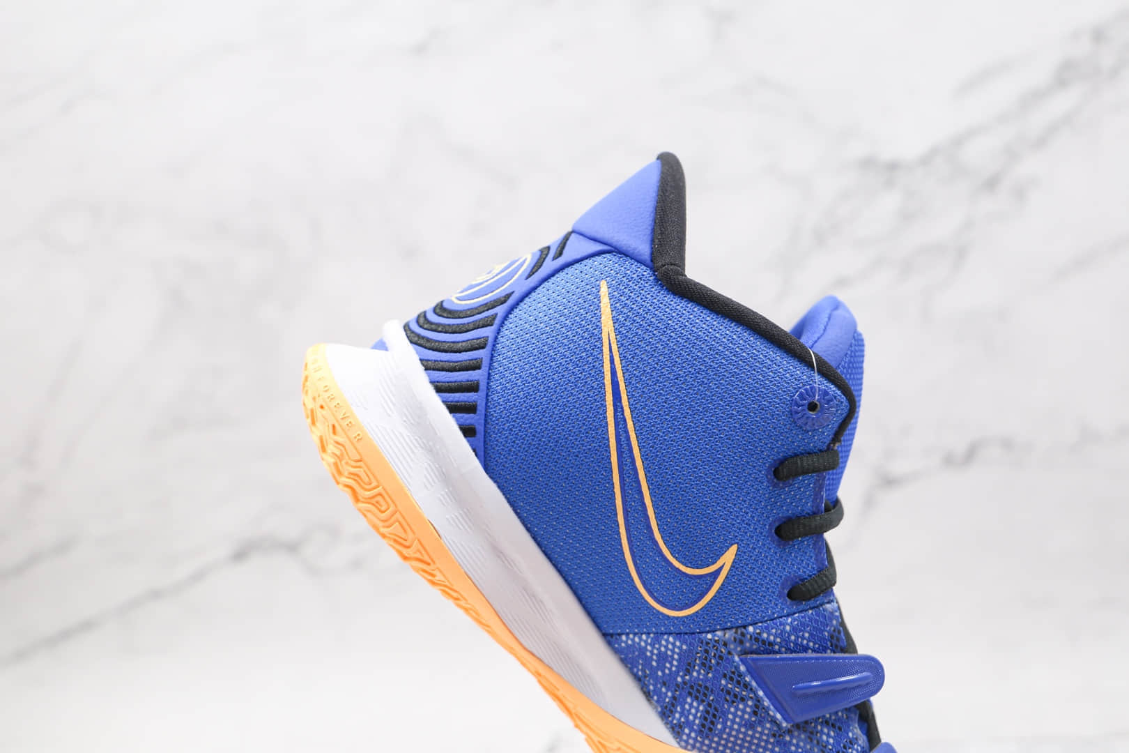 耐克Nike Kyrie 7 Sisterhood欧文7代蓝橙色实战篮球鞋原楦头纸板打造 货号:CQ9327-400