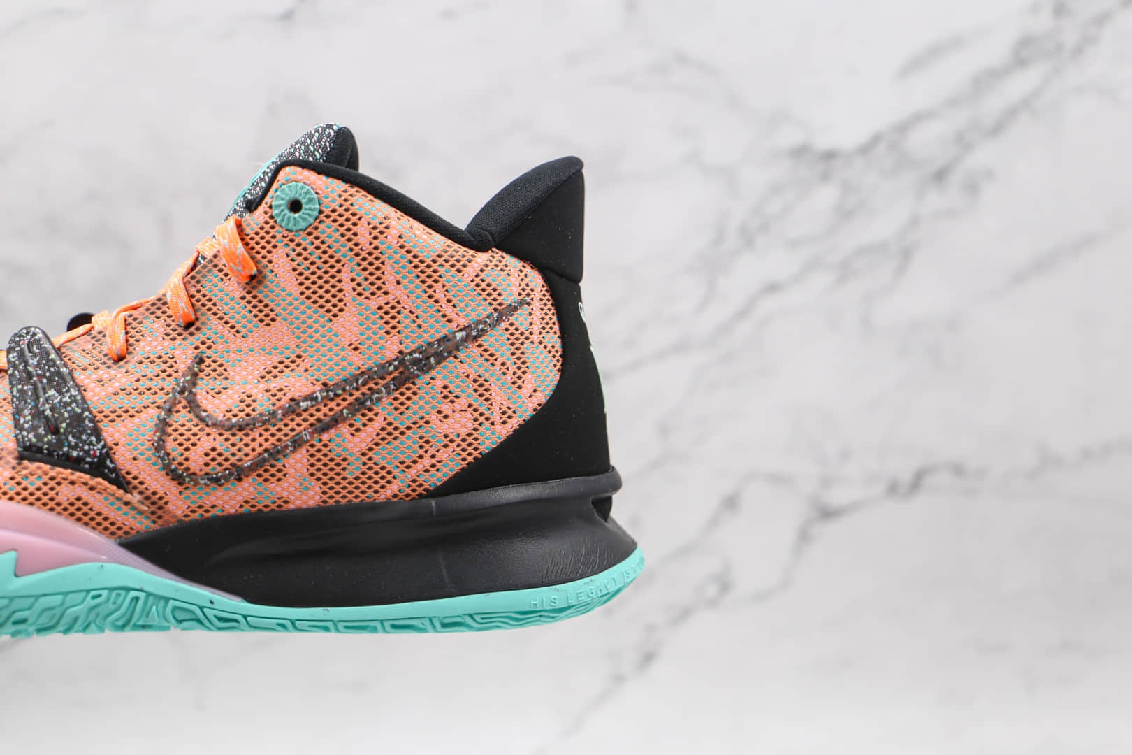 耐克Nike Kyrie 7 EP纯原版本欧文7代全明星黑橙绿色篮球鞋内置气垫支持实战 货号:DD1446-800