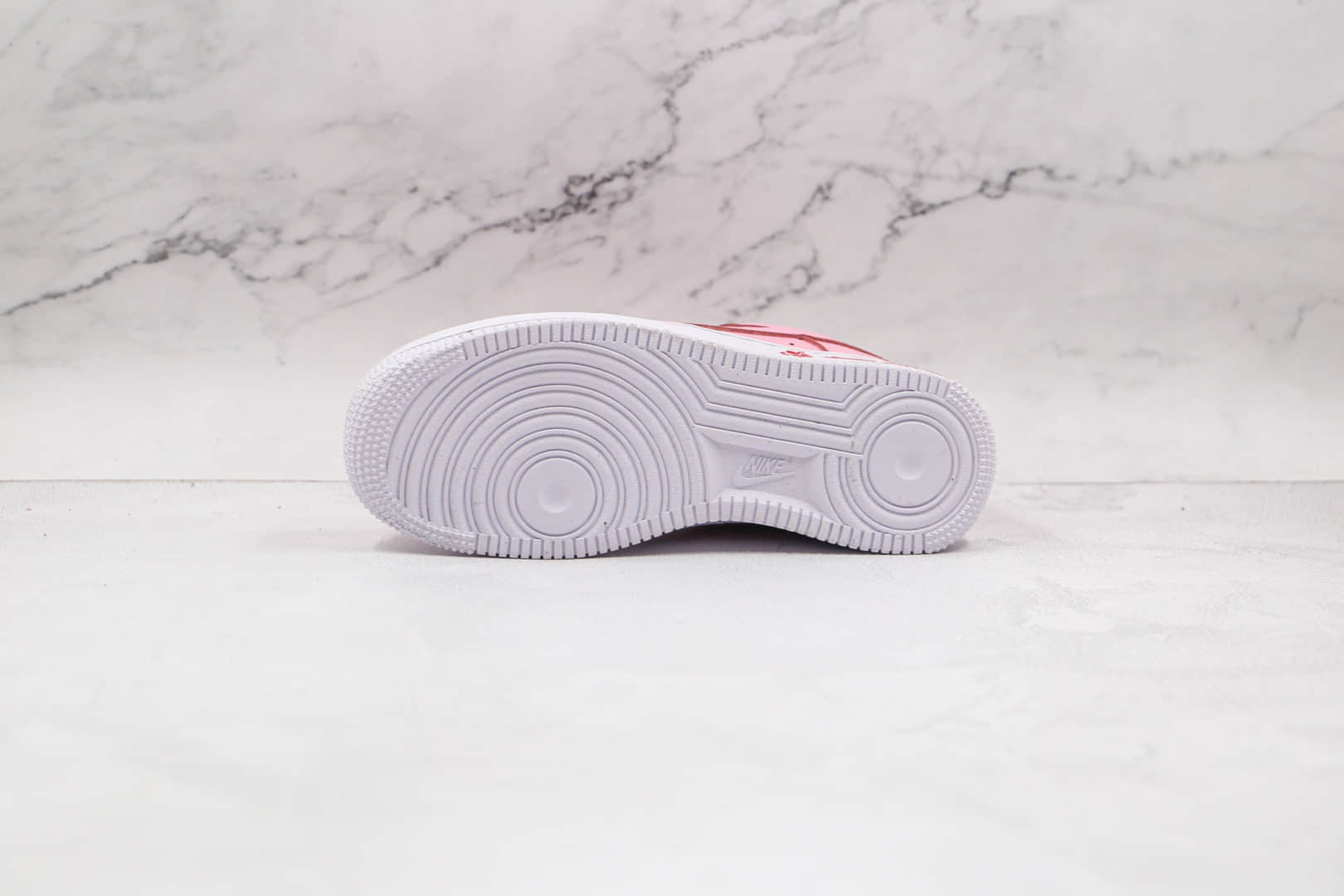 耐克Nike Air Force 1´07 Pink Red Rose纯原版本低帮空军一号粉玫瑰皮面板鞋原档案数据开发 货号:CU6312-600