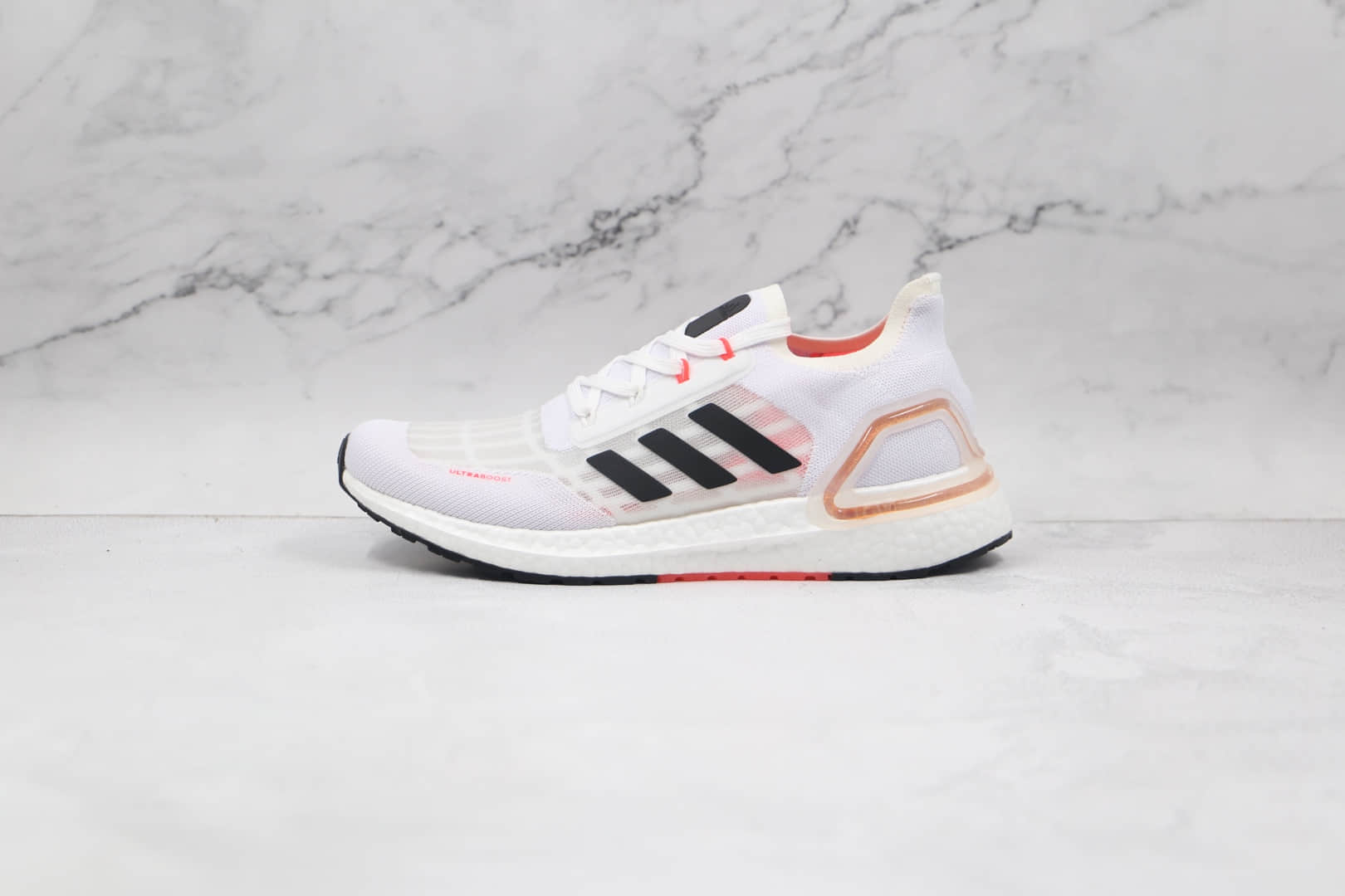 阿迪达斯Adidas ULTRABOOST S.RDY纯原版本网面白黑橘色UB爆米花跑鞋原档案数据开发 货号:FW9771