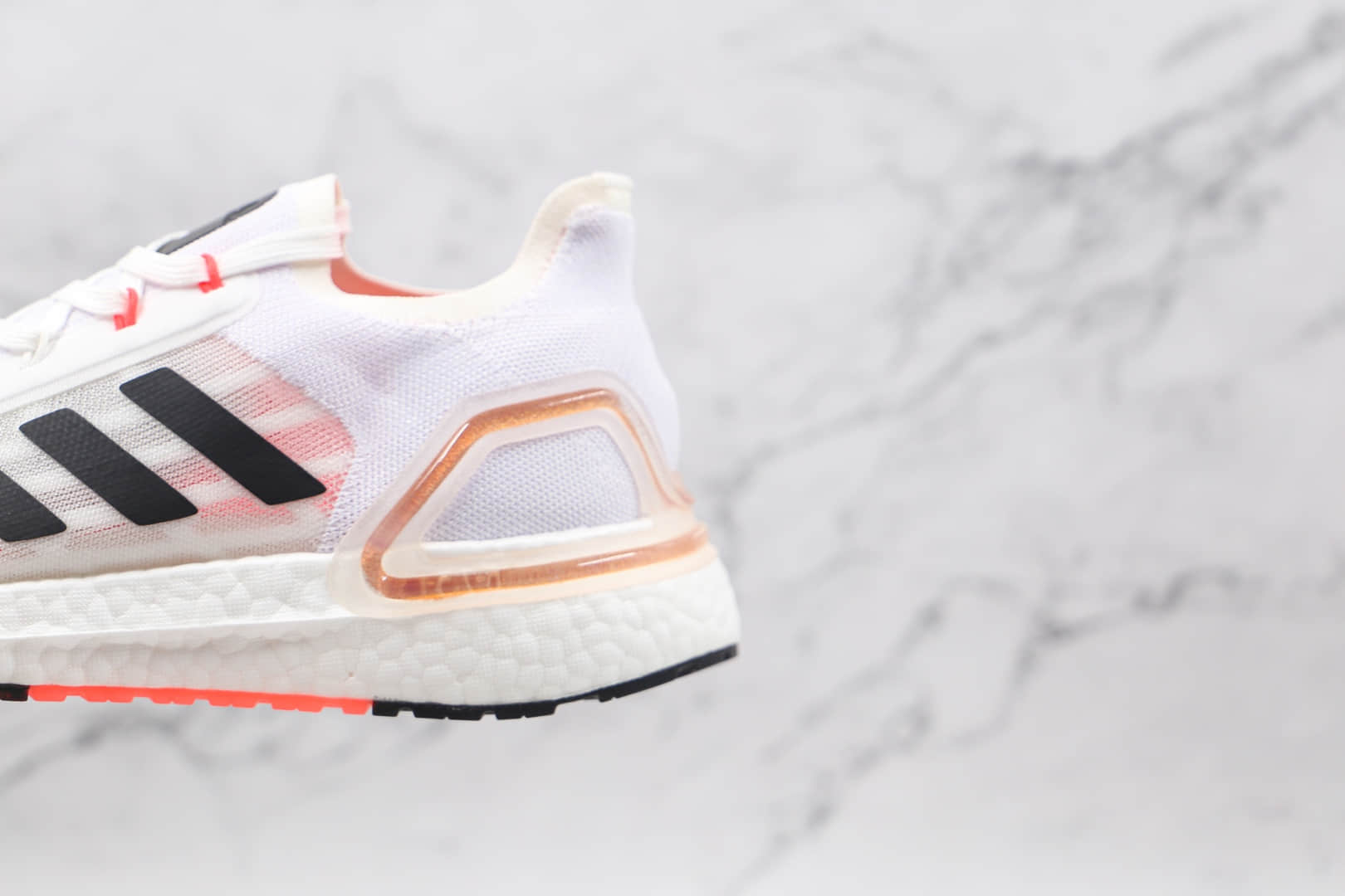 阿迪达斯Adidas ULTRABOOST S.RDY纯原版本网面白黑橘色UB爆米花跑鞋原档案数据开发 货号:FW9771