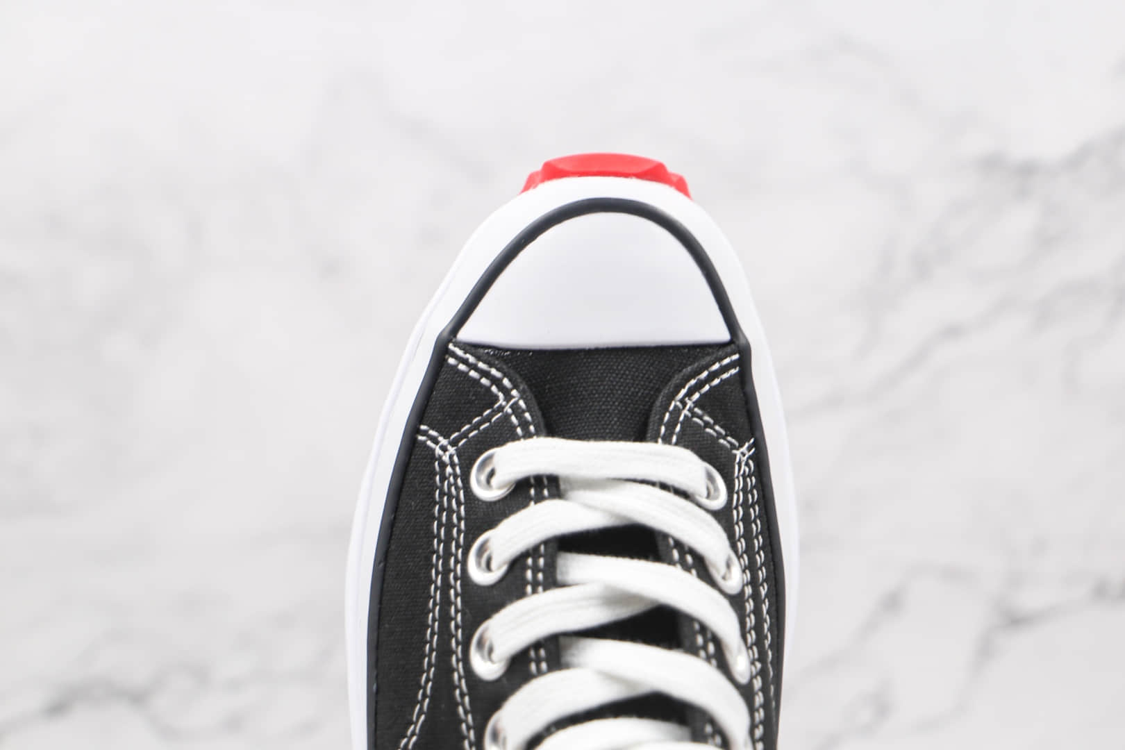 匡威CONVERSE x Keith Hatding Run Star Hike凯斯哈林联名款公司级版本高帮厚底松糕帆布鞋原盒原标 货号：171859C