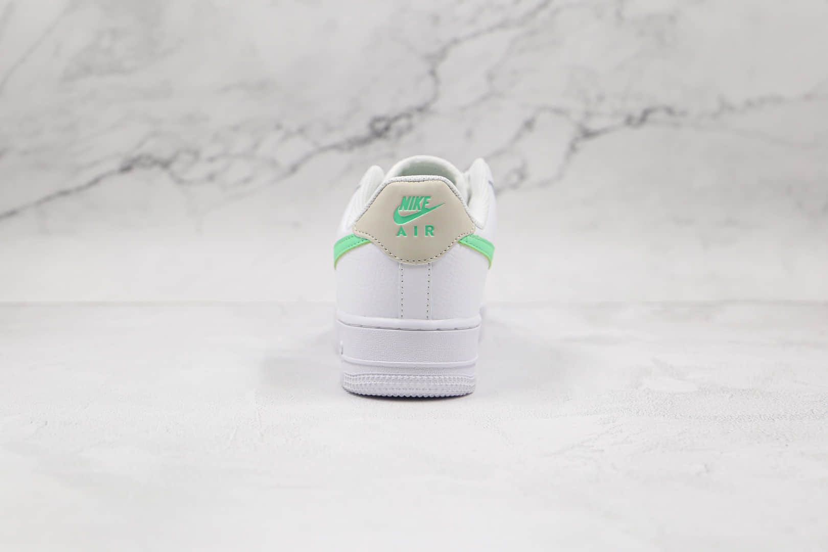 耐克Nike AIR FMRCE 1纯原版本低帮空军一号白青色板鞋原档案数据开发 货号：315115-164