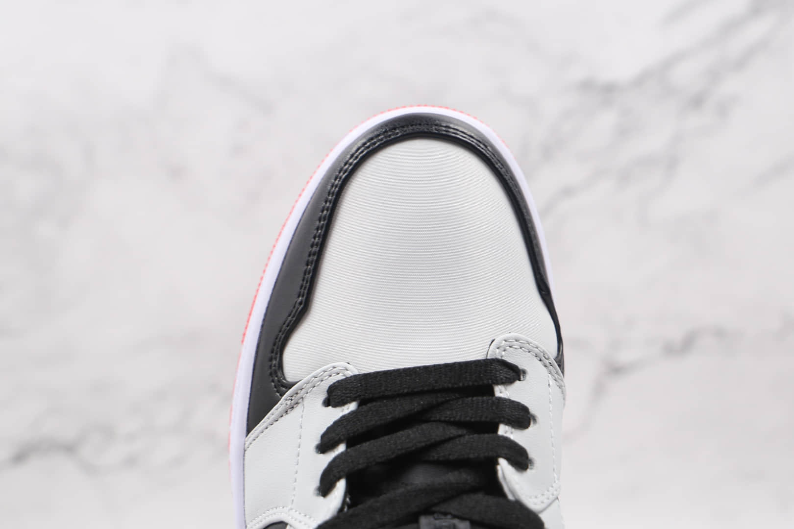 乔丹Air Jordan 1 Low纯原版本低帮AJ1篮球鞋黑灰红色原档案数据开发 货号:553558-022
