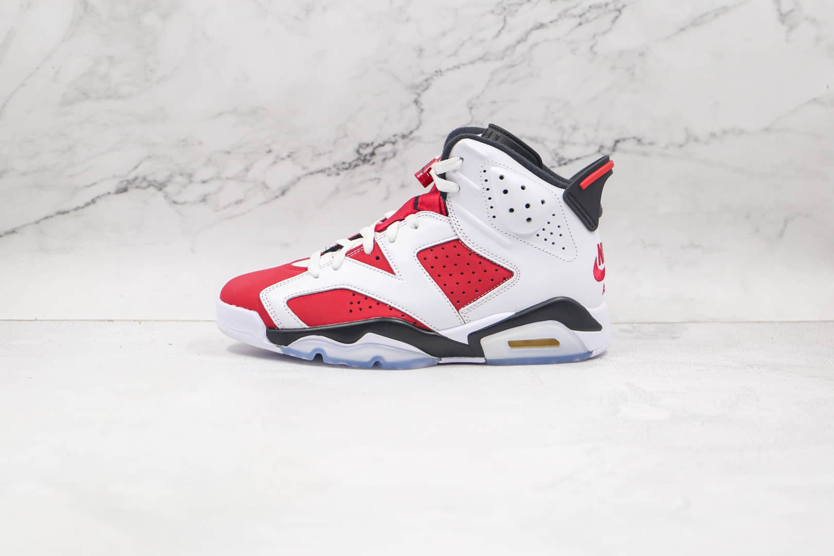 乔丹Air Jordan 6 Retro Carmine纯原版本高帮AJ6胭脂红篮球鞋原档案数据开发 货号:CT8529-106