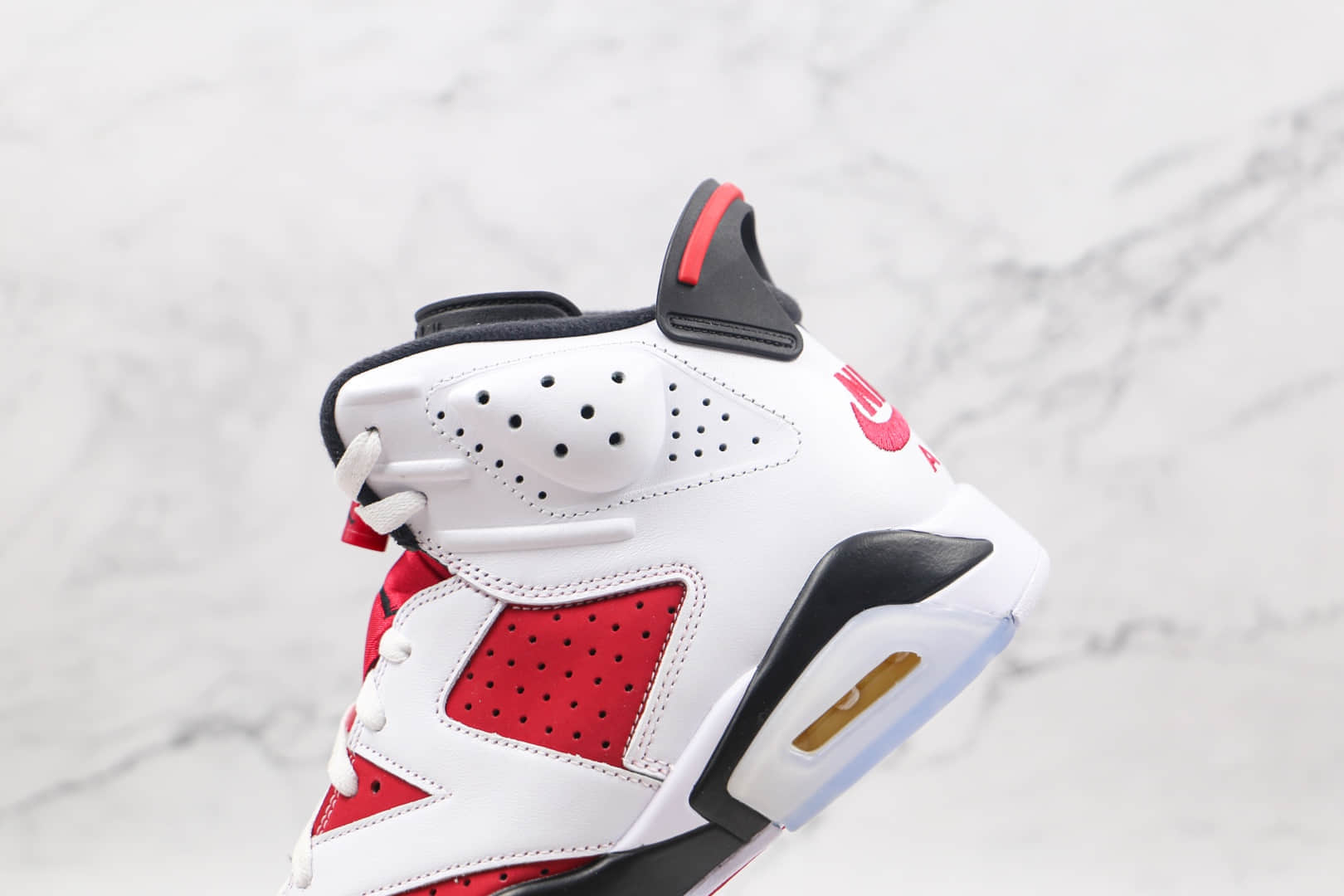 乔丹Air Jordan 6 Retro Carmine纯原版本高帮AJ6胭脂红篮球鞋原档案数据开发 货号:CT8529-106