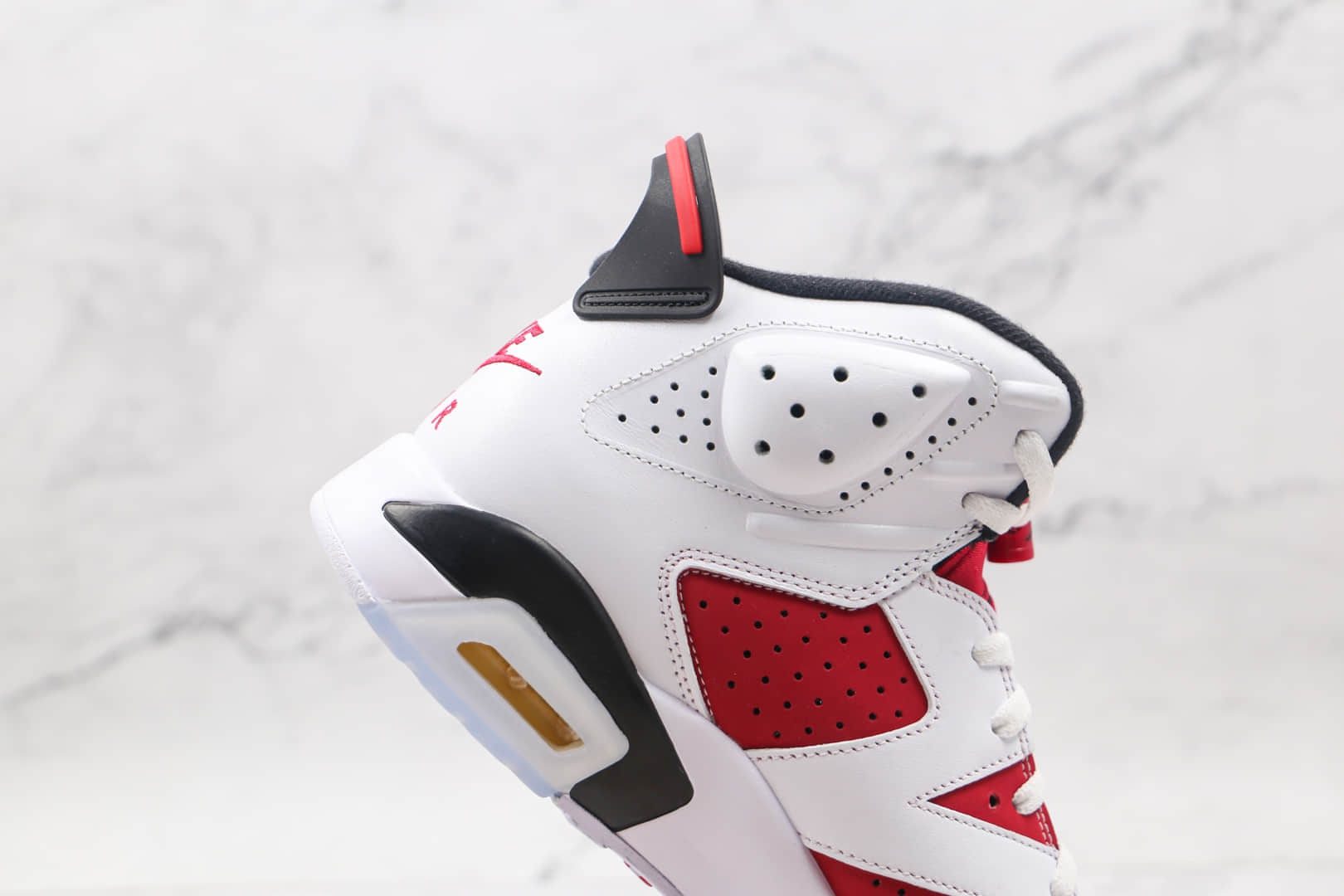 乔丹Air Jordan 6 Retro Carmine纯原版本高帮AJ6胭脂红篮球鞋原档案数据开发 货号:CT8529-106