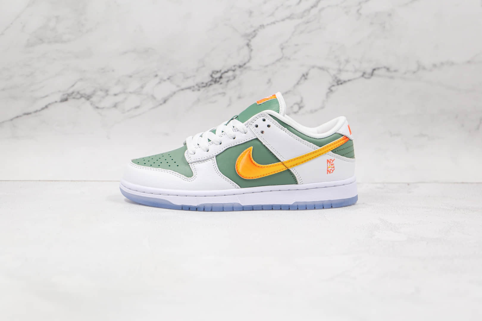 耐克Nike Dunk Low'NY vs. NY纯原版本低帮DUNK白绿黄色纽约对纽约配色板鞋原盒原标 货号:DN2489-300