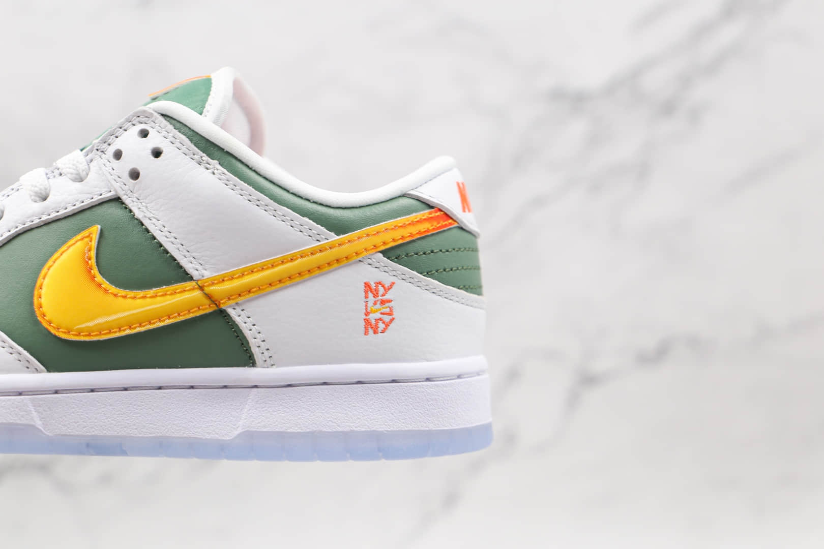 耐克Nike Dunk Low'NY vs. NY纯原版本低帮DUNK白绿黄色纽约对纽约配色板鞋原盒原标 货号:DN2489-300