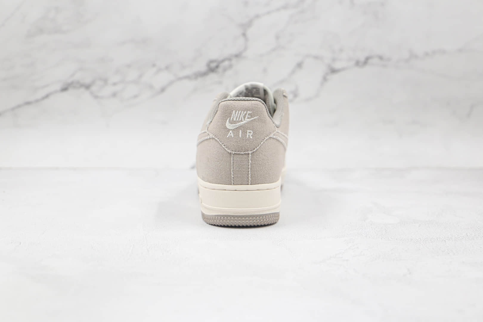 耐克Nike Air Force 1 Low纯原版本低帮空军一号灰白拼接帆布板鞋内置气垫 货号:BQ5806-228