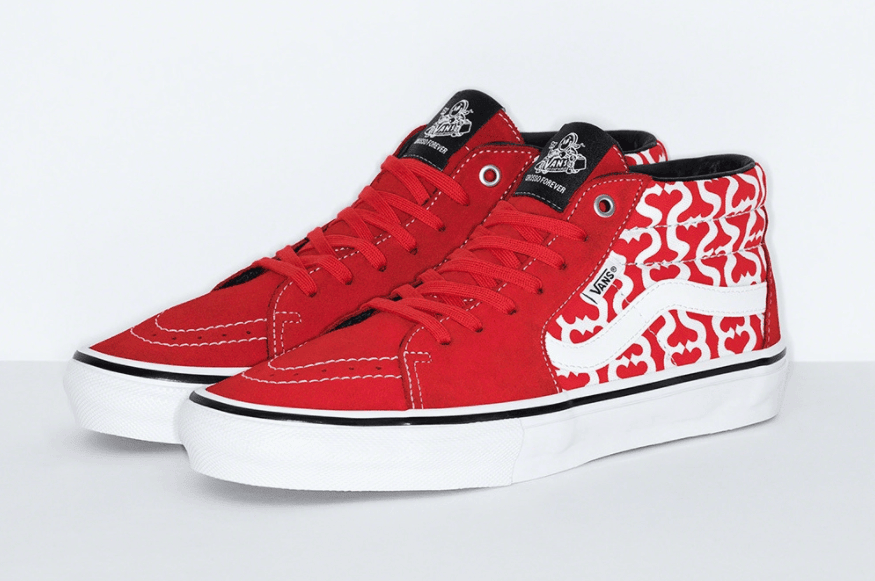 全新Supreme x Vans联名今日发售!鞋面满印太酷了!
