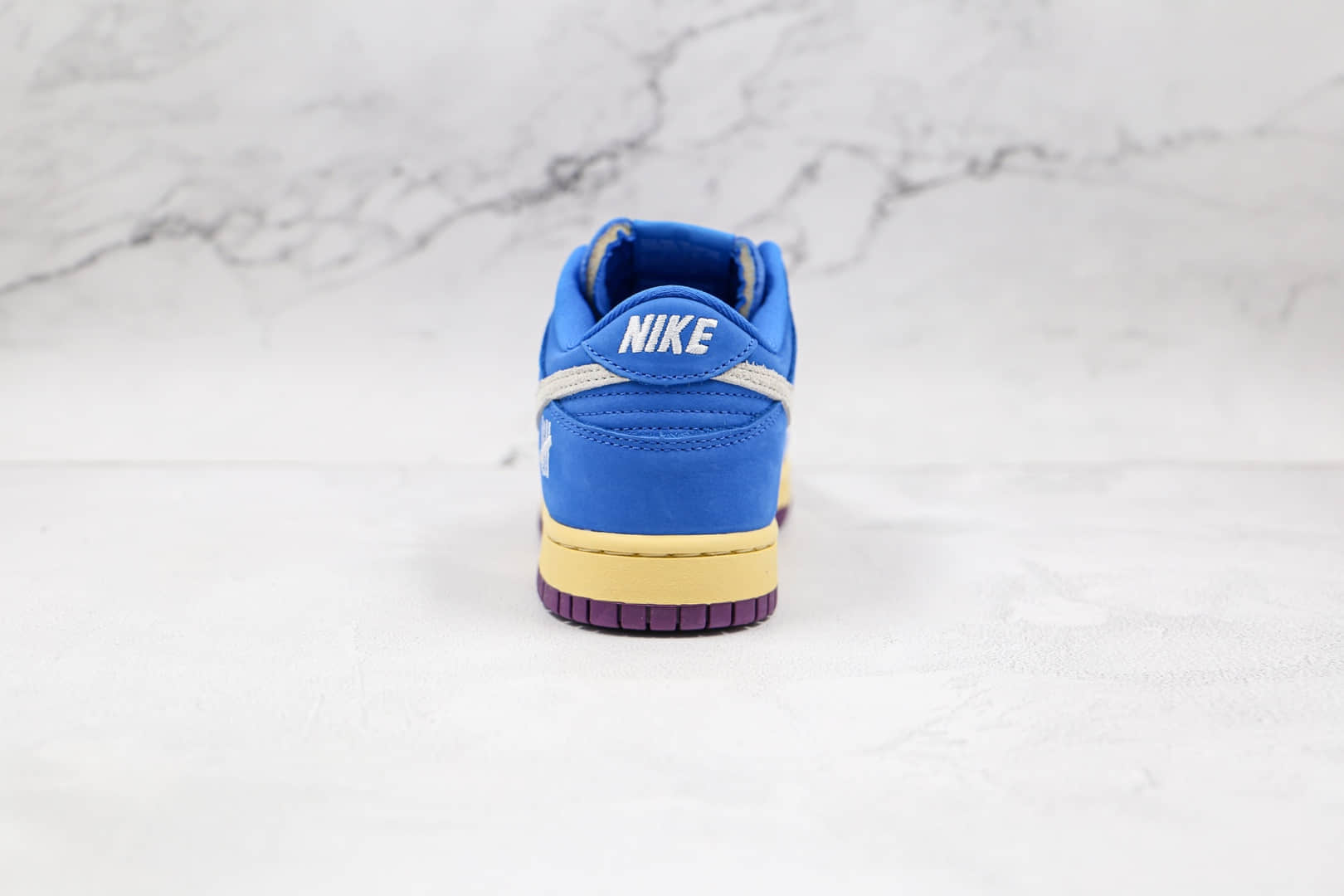 耐克UNDEFEATED x Nike SB Dunk Low纯原版本联名SB Dunk板鞋蓝紫蛇纹原厂头层皮料 货号:DH6508-400