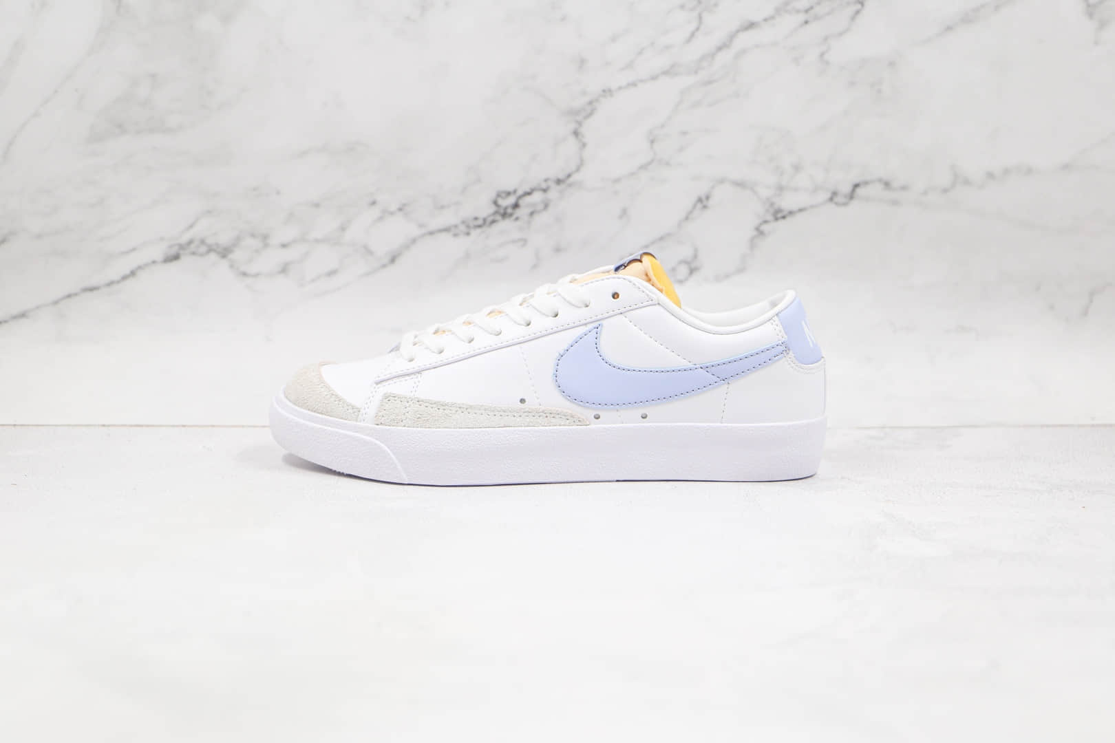 耐克Nike Blazer Low '77 Vintage纯原版本开拓者低帮板鞋白紫色原标原盒 货号:DC4769-103