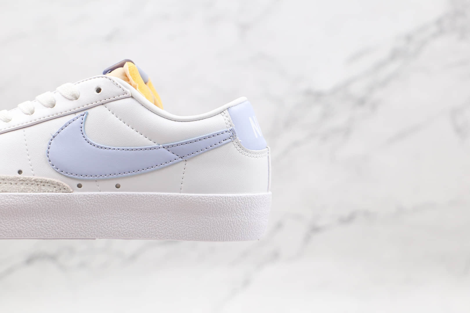 耐克Nike Blazer Low '77 Vintage纯原版本开拓者低帮板鞋白紫色原标原盒 货号:DC4769-103