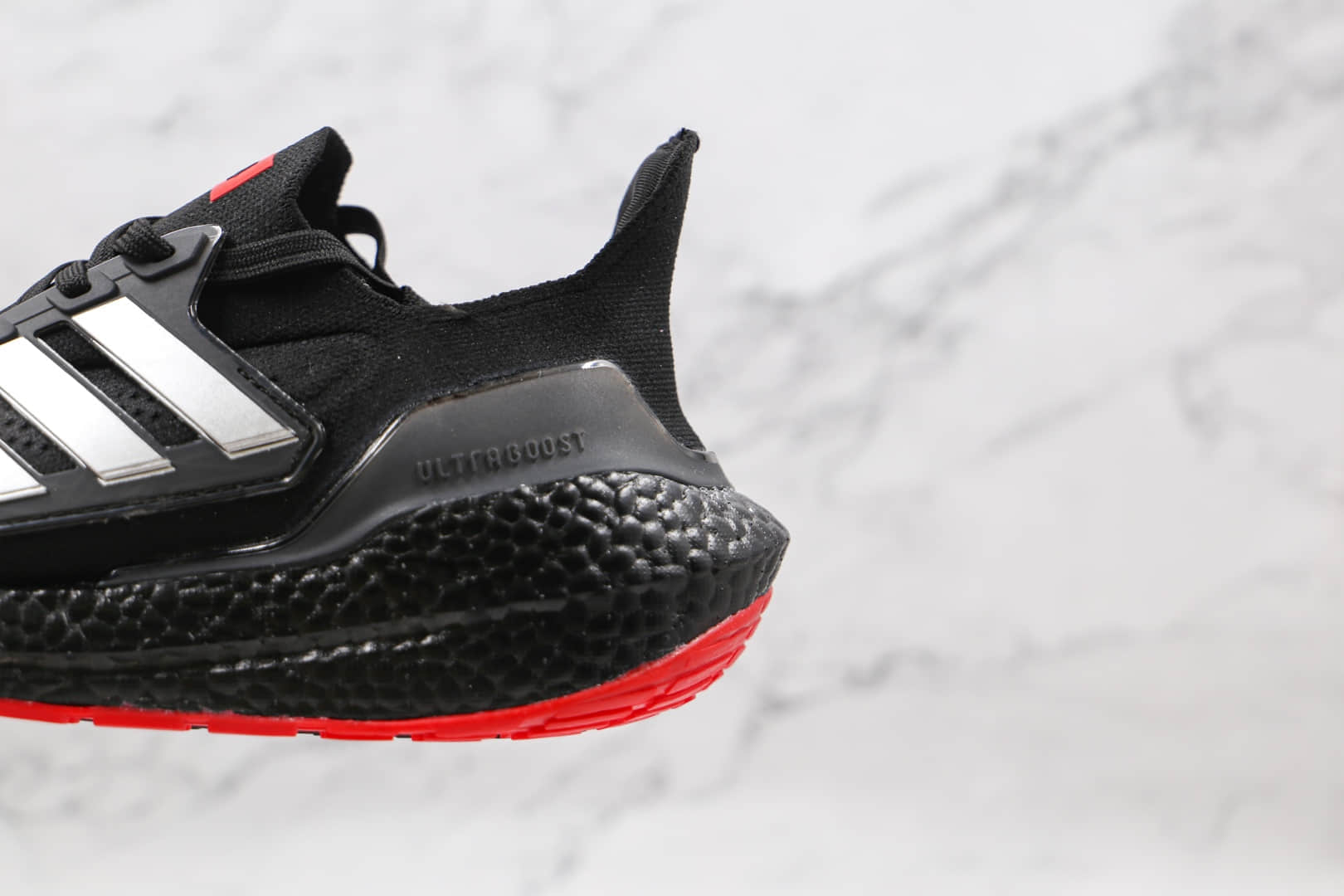 阿迪达斯adidas Ultra Boost 21 UB7.0公司级版本爆米花跑鞋黑红色原档案数据开发 货号:GV9716