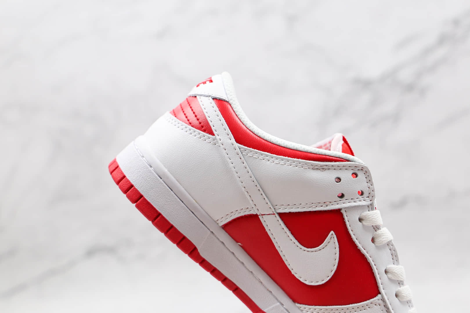 耐克Nike Dunk Low “University Red”纯原版本低帮Dunk白红色内置气垫 货号:CW1590-600