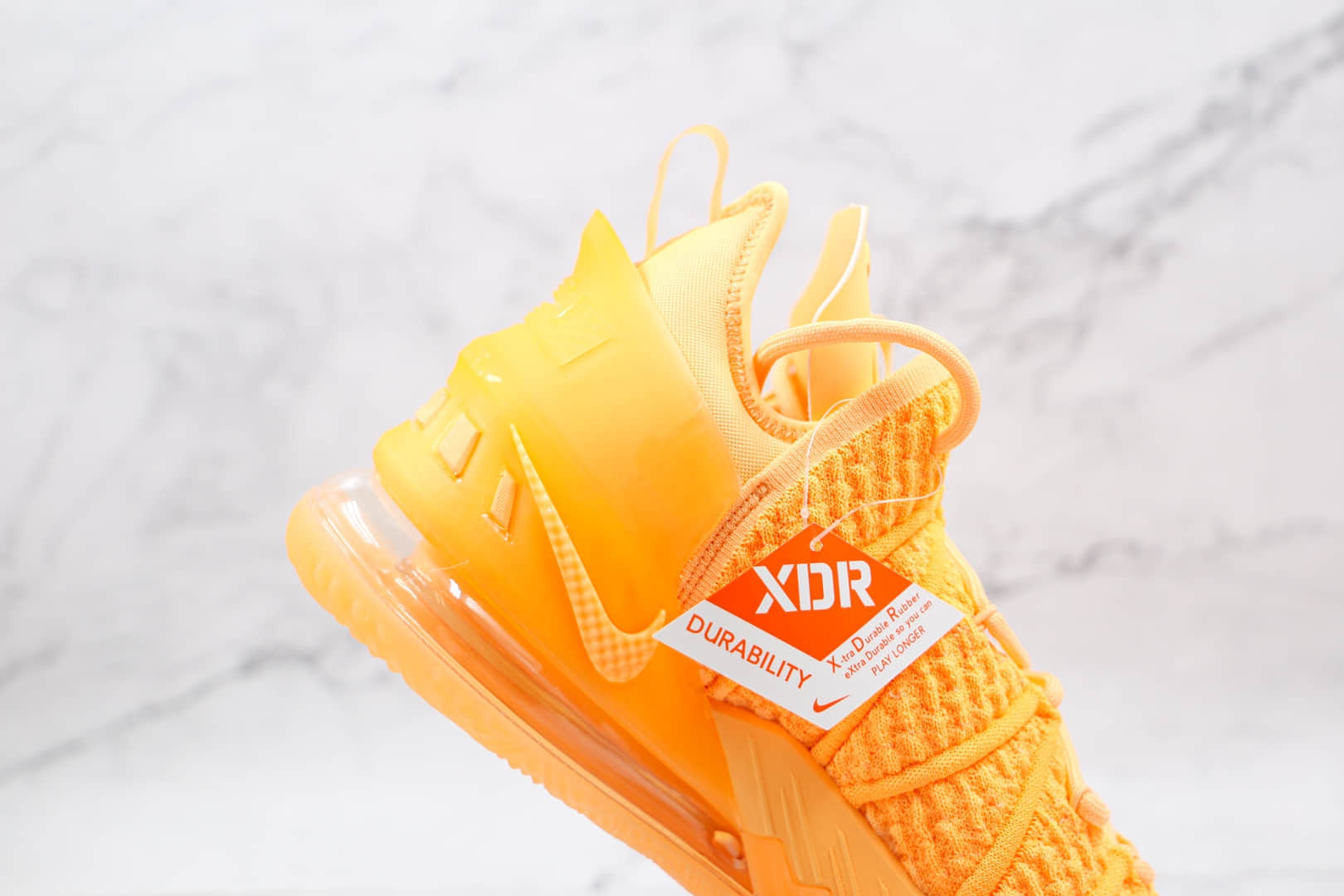 耐克NIKE LeBron 18纯原版本詹姆斯18代蜜瓜橙黄色篮球鞋支持实战 货号:DB7644-801