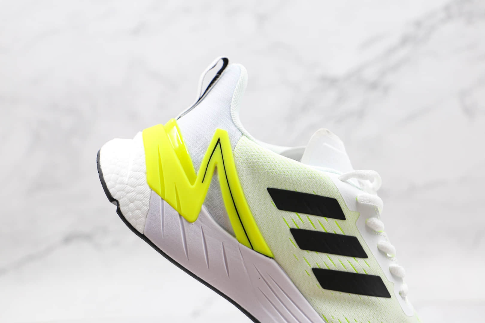 阿迪达斯Adidas RESPONSE SUPER纯原版本白黑黄色SR-l.PACE 5.0爆米花跑鞋原盒原标 货号:FY8749