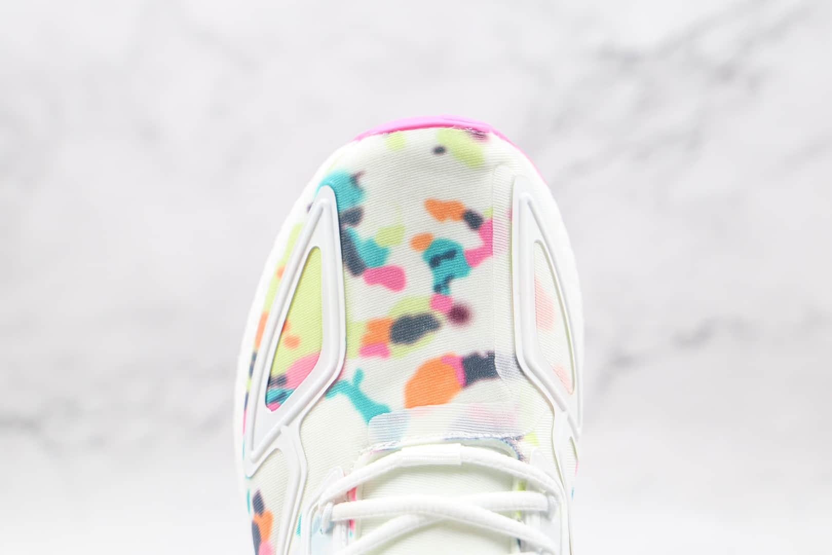 阿迪达斯Adidas Originals ZX 2K Boost纯原版本三叶草易烊千玺同款2K ZX扎染印花爆米花跑鞋原楦头纸板打造 货号:GX5405