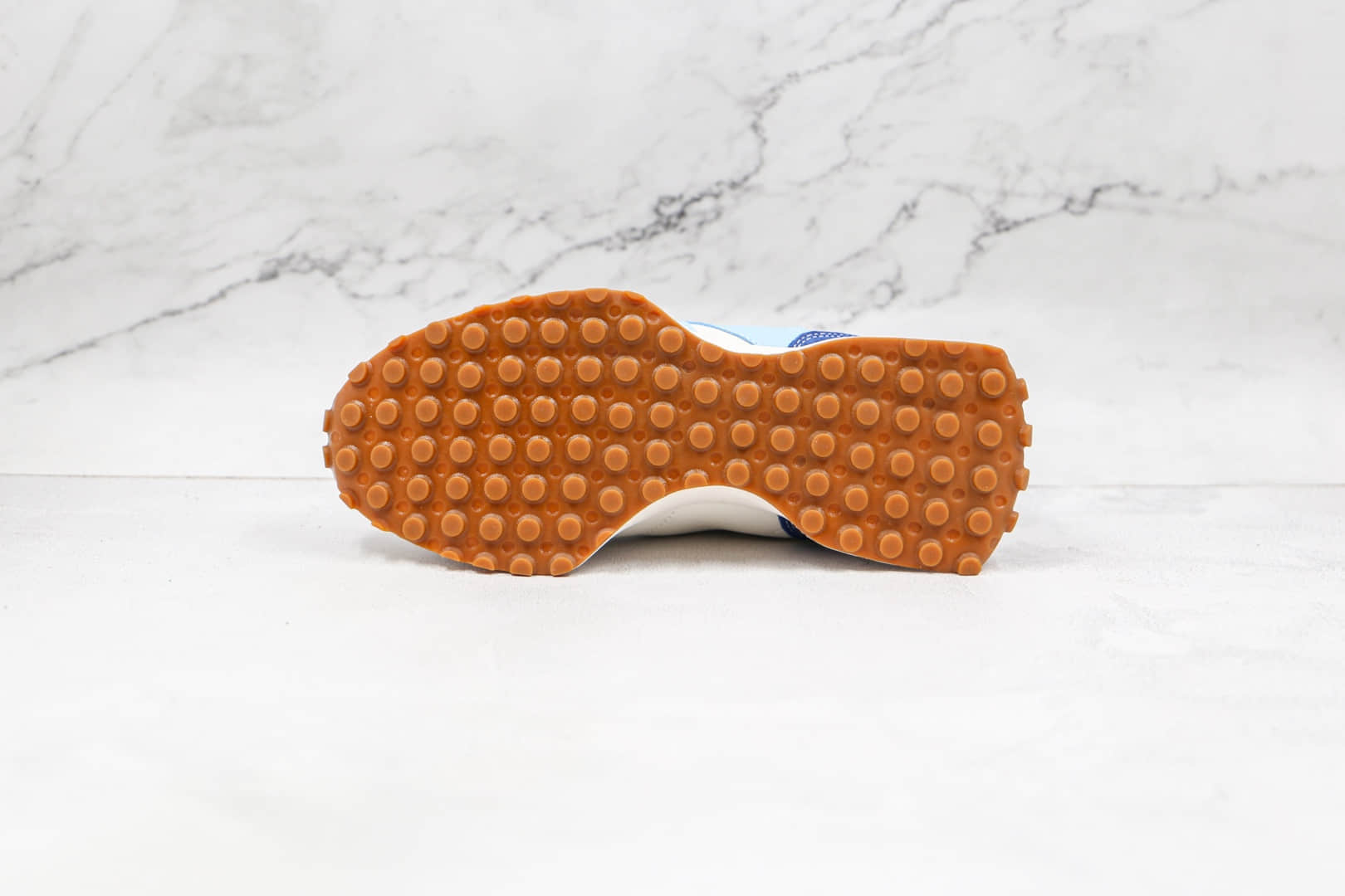 新百伦New Balance 327纯原版本复古NB327白蓝色皮面慢跑鞋原楦头纸板打造 货号:MS327SZ