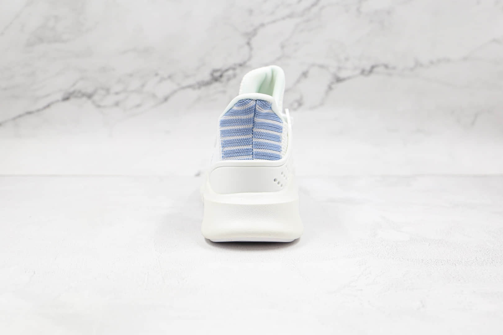 阿迪达斯Adidas EQT BASK ADV纯原版本三叶草支撑者系列白蓝色针织EQT慢跑鞋原档案数据开发 货号：AC7354