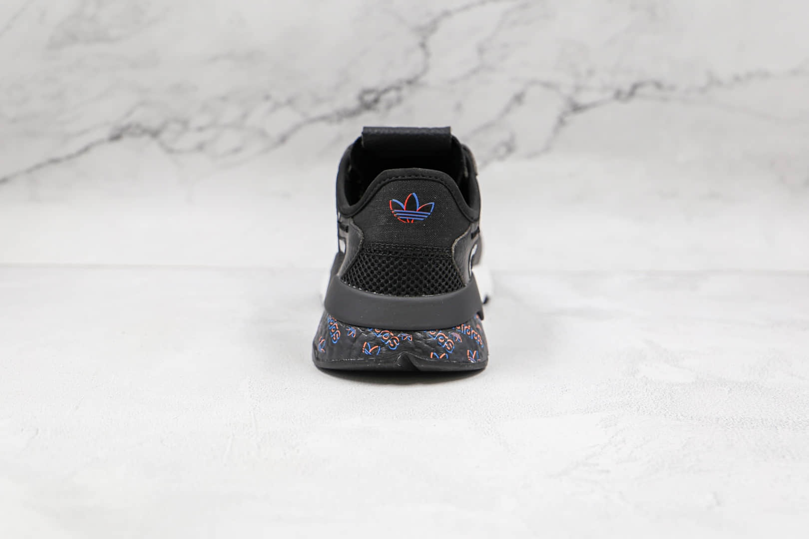 阿迪达斯Adidas Nite Jogger 2021 Boost纯原版本夜行者一代黑色爆米花跑鞋原楦头纸板打造 货号:HO1718