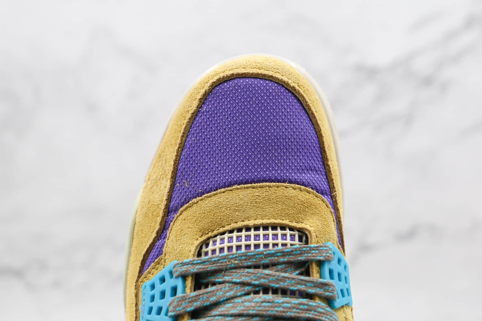 乔丹Air Jordan 4 SE Taupe Haze纯原版本棕黄紫色AJ4篮球鞋原楦头纸板打造 货号:DJ5718-300